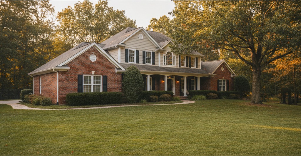 Well-maintained home exterior